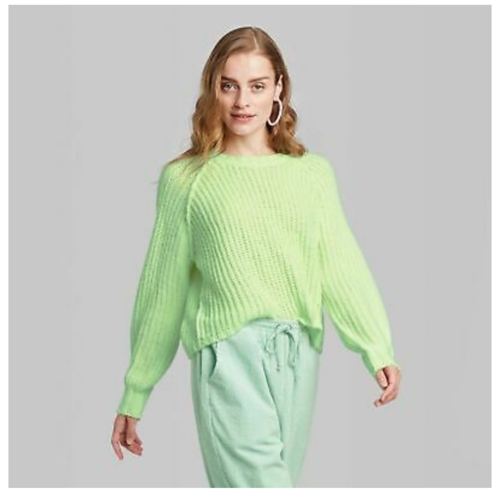 Wild Fable Green Sweater - Size S